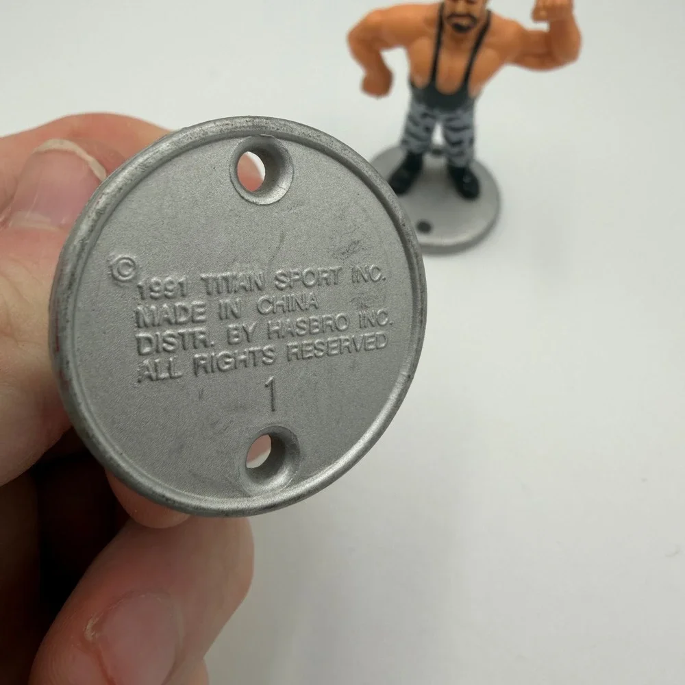 Vtg 1991 WWF Hasbro Royal Rumble Bushwhackers Luke Butch Toy Action Figures